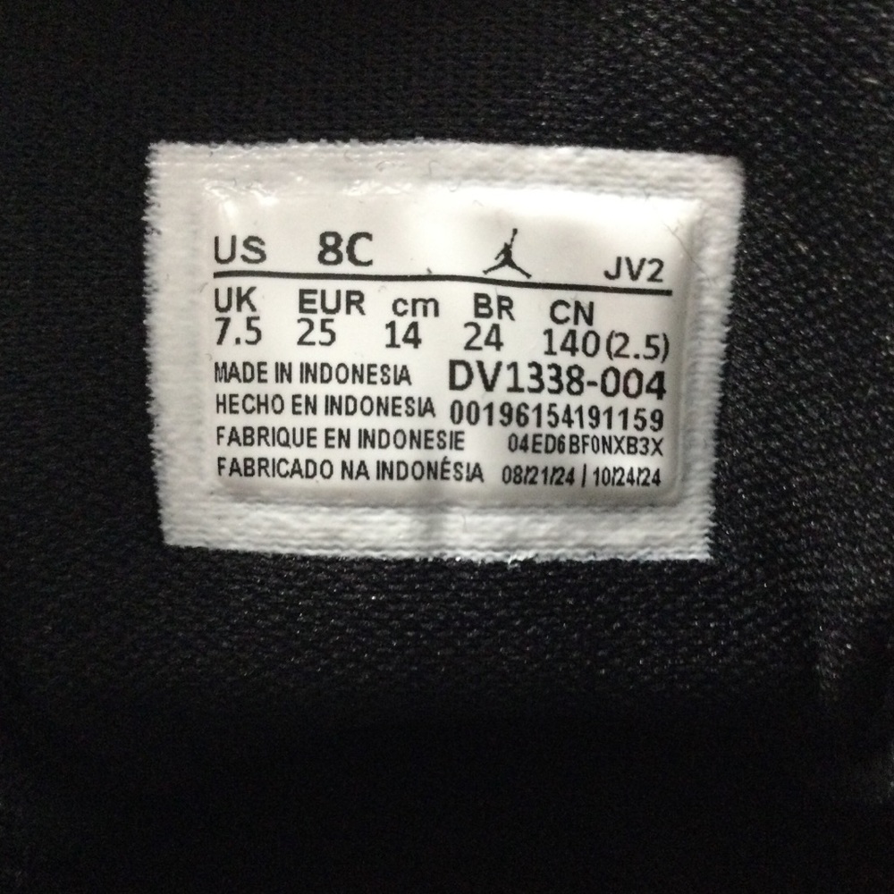 Nike Jordan 1 Mid Se Toddler Color Black/Dark Concord/White - Picture 15 of 15